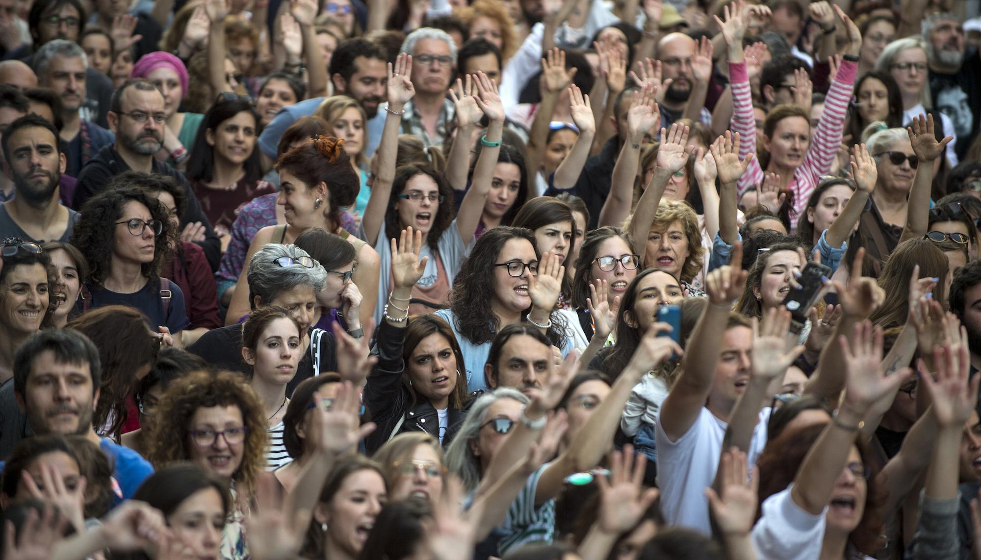 Manifestacion La Manada